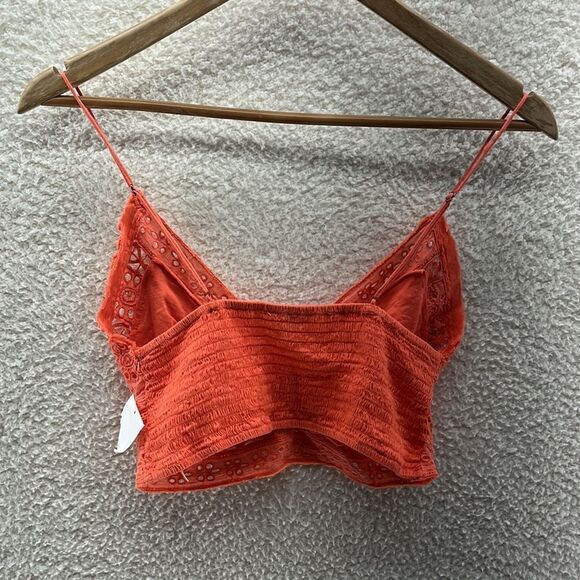 Free People Carrie Embroidered Longline Bralette‎ Size Medium - Picture 5 of 6